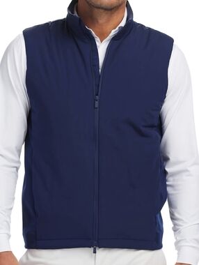 Holderness & Bourne Full-Zip Performance The King Golf Vest - Navy  - Size XL